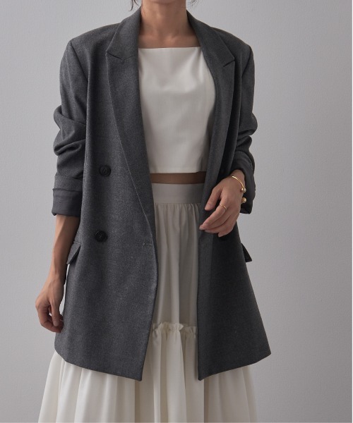 SETUP7（セットアップセブン）の「【SETUP7】Camisole bustire　キャミソールビスチェ（キャミソール・レディース・ホワイト/ブラウン/ブラック/チャコールグレー・FREE）」の14枚目の写真