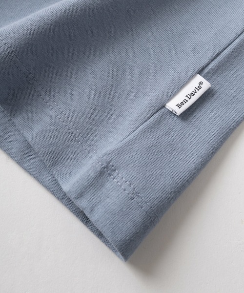 BEN DAVIS(ベンデイビス)の「【BEN DAVIS/ベンデイビス】ブランドネーム&ミニロゴ スリーポイント刺繍デザイン ビッグシルエット 半袖Tシャツ/ オーバーサイズ(Tシャツ/カットソー・メンズ・ホワイト/ブラック/ブルーグレー/オフホワイト・M/L/XL)」の11枚目の写真