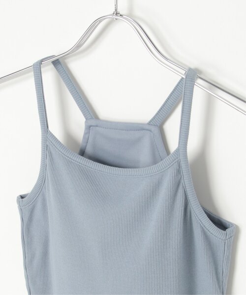 VENCEEXCHANGE（ヴァンスエクスチェンジ）の「テレコカップ付きキャミソール（タンクトップ・レディース・オフホワイト/ブルー・FREE）」の11枚目の写真