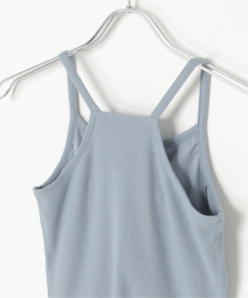 VENCEEXCHANGE（ヴァンスエクスチェンジ）の「テレコカップ付きキャミソール（タンクトップ・レディース・オフホワイト/ブルー・FREE）」の12枚目の写真