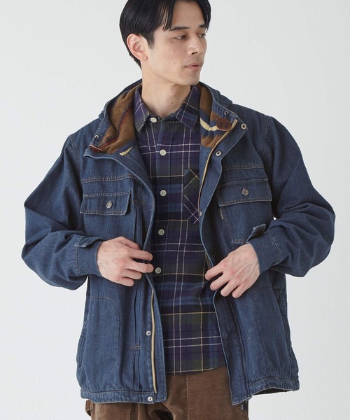 KRIFF MAYER（クリフメイヤー）の「デニムマウンテンジャケット（デニムジャケット・メンズ・ダークブルー/ライトブルー/チャコール・LARGE/MEDIUM/X-LARGE）」の8枚目の写真