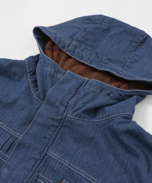 KRIFF MAYER（クリフメイヤー）の「デニムマウンテンジャケット（デニムジャケット・メンズ・ダークブルー/ライトブルー/チャコール・LARGE/MEDIUM/X-LARGE）」の15枚目の写真