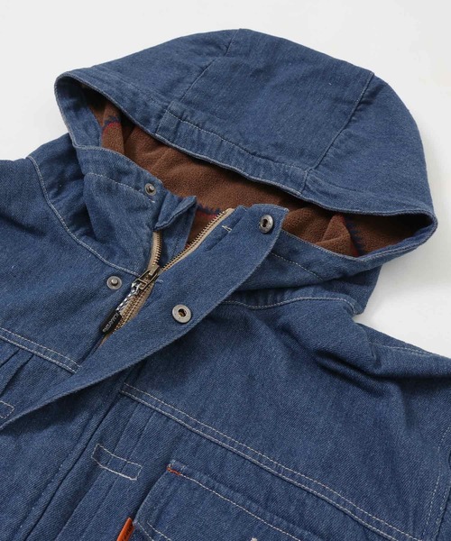 KRIFF MAYER（クリフメイヤー）の「デニムマウンテンジャケット（デニムジャケット・メンズ・ダークブルー/ライトブルー/チャコール・LARGE/MEDIUM/X-LARGE）」の16枚目の写真