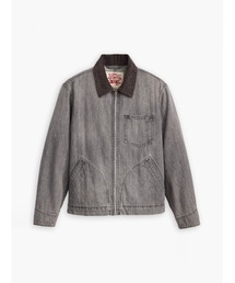 新品未使用　Levi's フルジップ メカニックトラッカージャケット　ブラック Levi's リーバイス フルジップ メカニック トラッカージャケット