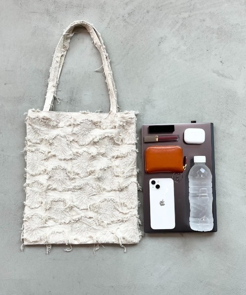 A4サイズ収納可能】フリンジトートバッグ（トートバッグ）｜Libra Cue