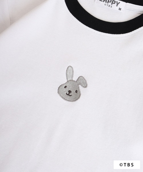 FUNALIVE(ファンアライブ)の「ラッピープリントフライスクロップドTシャツ(Tシャツ/カットソー・レディース・ブラック/ホワイト・LL/M/L)」の6枚目の写真