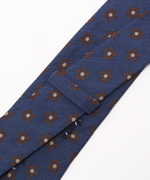 FRANCO BASSI（フランコバッシ）の「FRANCO BASSI / プリント（ネクタイ・メンズ・ブラウン/ネイビー・ONE SIZE）」の5枚目の写真