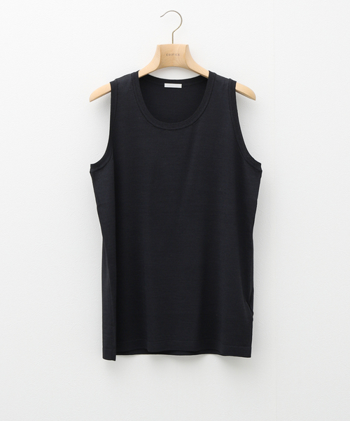 EDIFICE（エディフィス）の「シルク タンクトップ（タンクトップ・メンズ・レッド/グレー/ブラック・LARGE/MEDIUM）」の2枚目の写真