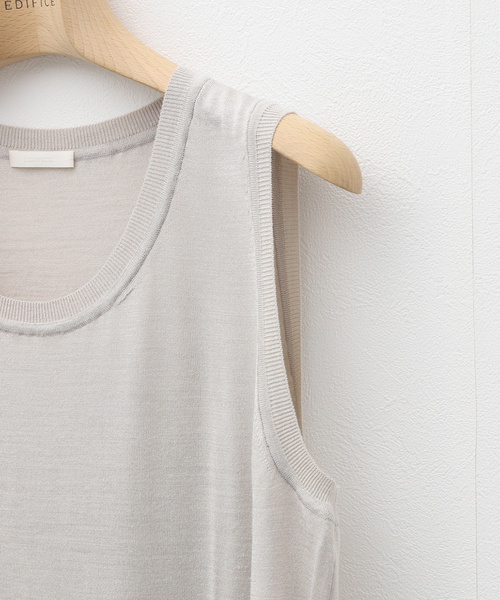 EDIFICE（エディフィス）の「シルク タンクトップ（タンクトップ・メンズ・レッド/グレー/ブラック・LARGE/MEDIUM）」の10枚目の写真