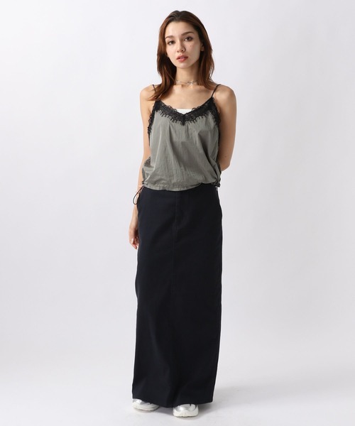 FOREVER 21（フォーエバー トゥエンティーワン）の「【2024SS】レースドッキングナイロンキャミ（キャミソール・レディース・グレー/ピンク・FREE）」の13枚目の写真
