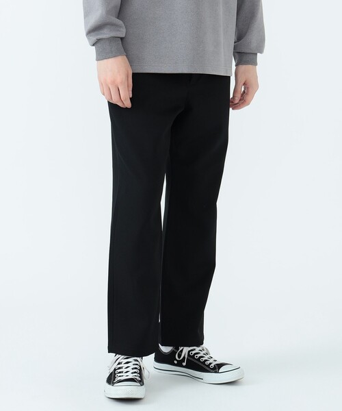 BEAMS HEART(ビームスハート)の「メランジツイル テーパード パンツ(その他パンツ・メンズ・ブラック/グレー/ネイビー・XL/L/M/S)」の2枚目の写真