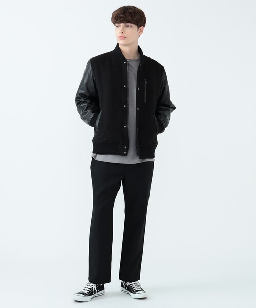 BEAMS HEART(ビームスハート)の「メランジツイル テーパード パンツ(その他パンツ・メンズ・ブラック/グレー/ネイビー・XL/L/M/S)」の13枚目の写真