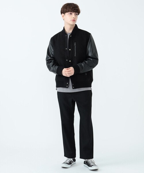 BEAMS HEART(ビームスハート)の「メランジツイル テーパード パンツ(その他パンツ・メンズ・ブラック/グレー/ネイビー・XL/L/M/S)」の14枚目の写真