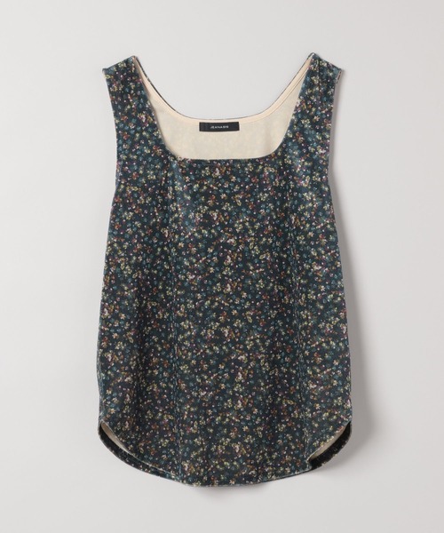 JEANASIS（ジーナシス）の「ショルダースナップベロアタンク/142595（タンクトップ・レディース・ネイビー/ブラウン/ブルー/ブラウン系その他/グレー系その他・FREE）」の2枚目の写真