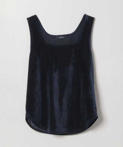 JEANASIS（ジーナシス）の「ショルダースナップベロアタンク/142595（タンクトップ・レディース・ネイビー/ブラウン/ブルー/ブラウン系その他/グレー系その他・FREE）」の18枚目の写真