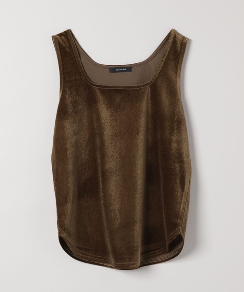 JEANASIS（ジーナシス）の「ショルダースナップベロアタンク/142595（タンクトップ・レディース・ネイビー/ブラウン/ブルー/ブラウン系その他/グレー系その他・FREE）」の17枚目の写真