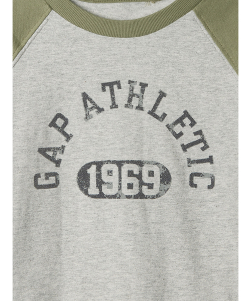 セール】babyGap GAP ATHLETICロゴ ラグランTシャツ（Tシャツ