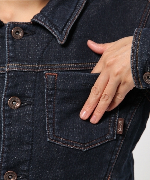 YANUK(ヤヌーク)の「YANUKデニムジャケット(デニムジャケット・レディース・インディゴブルー・X-SMALL/SMALL)」の5枚目の写真