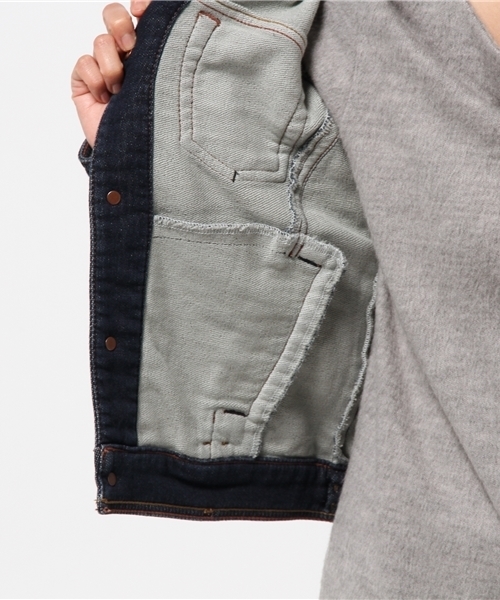 YANUK(ヤヌーク)の「YANUKデニムジャケット(デニムジャケット・レディース・インディゴブルー・X-SMALL/SMALL)」の9枚目の写真