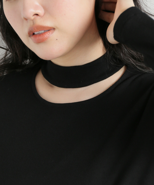 【セール】テレコチョーカープルオーバー(Tシャツ/カットソー)|journal standard L'essage(ジャーナルスタンダードレサージュ) 【セール】テレコチョーカープルオーバー(Tシャツ/カットソー)|journal standard L'essage(ジャーナルスタンダードレサージュ)