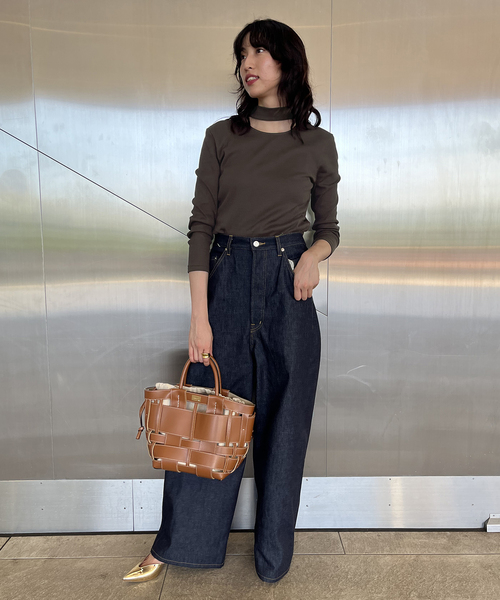 【セール】テレコチョーカープルオーバー(Tシャツ/カットソー)|journal standard L'essage(ジャーナルスタンダードレサージュ) 【セール】テレコチョーカープルオーバー(Tシャツ/カットソー)|journal standard L'essage(ジャーナルスタンダードレサージュ)