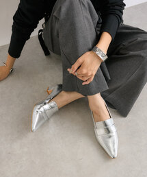 RIVE DROITE | 【すっきりとした足元に】ヒールローファー(ローファー)