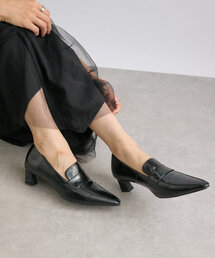 RIVE DROITE | 【すっきりとした足元に】ヒールローファー(ローファー)