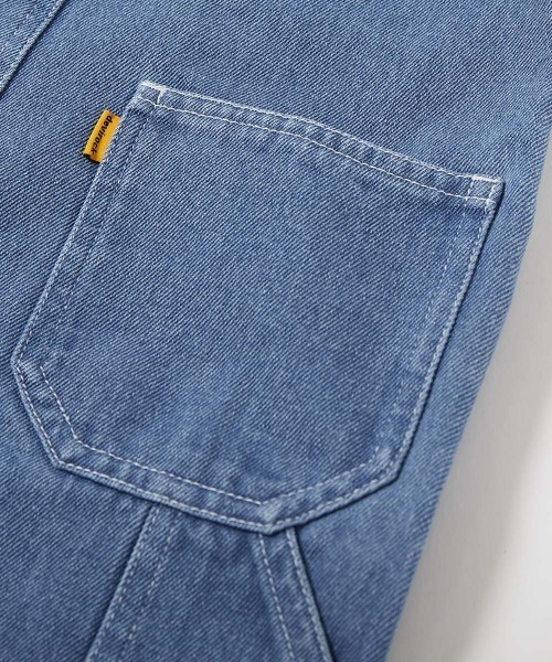 devirock（デビロック）の「デニム サロペット（サロペット/オーバーオール・キッズ・サックスブルー系1/ワンウォッシュ・100cm/110cm/120cm/130cm/140cm/150cm/160cm）」の13枚目の写真