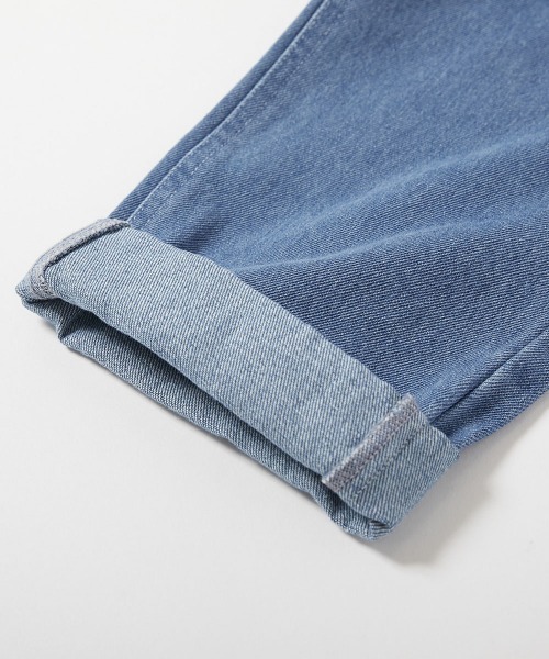 devirock（デビロック）の「デニム サロペット（サロペット/オーバーオール・キッズ・サックスブルー系1/ワンウォッシュ・100cm/110cm/120cm/130cm/140cm/150cm/160cm）」の12枚目の写真