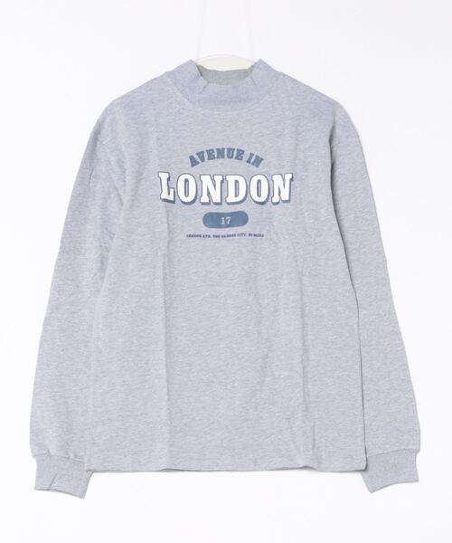 aimoha（アイモハ）の「セミハイネックプリントロンT（Tシャツ/カットソー・レディース・ホワイト/ライトグレー/グリーン/ダークグレー/ベージュ/ネイビー/グレー・SMALL/MEDIUM/LARGE/X-LARGE）」の15枚目の写真