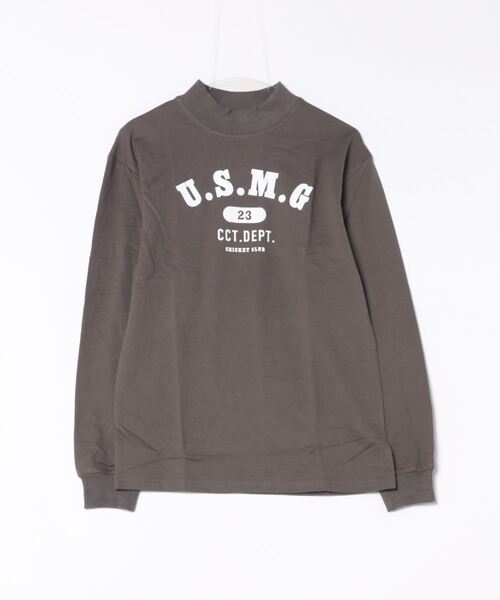 aimoha（アイモハ）の「セミハイネックプリントロンT（Tシャツ/カットソー・レディース・ホワイト/ライトグレー/グリーン/ダークグレー/ベージュ/ネイビー/グレー・SMALL/MEDIUM/LARGE/X-LARGE）」の16枚目の写真
