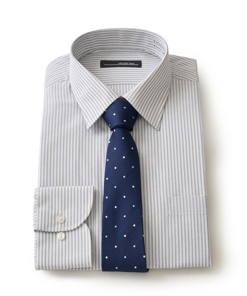 TETE HOMME(テットオム)の「アソート T/Cドレスシャツ / レギュラーカラービジネスシャツ(ビジネスシャツ・メンズ・ホワイト系4/ホワイト系2/ホワイト系5/ホワイト系1/ホワイト系3・X-LARGE/LARGE/MEDIUM)」の3枚目の写真