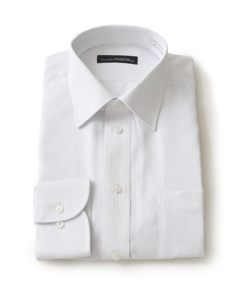TETE HOMME(テットオム)の「アソート T/Cドレスシャツ / レギュラーカラービジネスシャツ(ビジネスシャツ・メンズ・ホワイト系4/ホワイト系2/ホワイト系5/ホワイト系1/ホワイト系3・X-LARGE/LARGE/MEDIUM)」の6枚目の写真