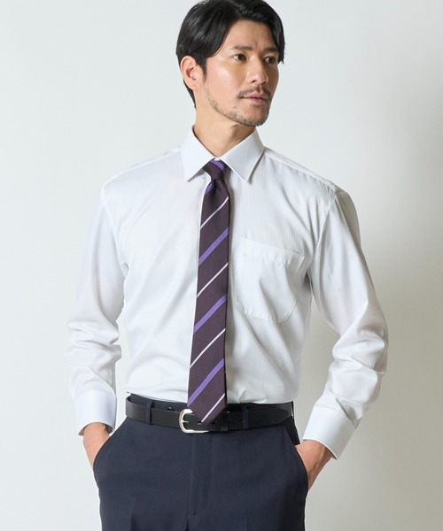 TETE HOMME(テットオム)の「アソート T/Cドレスシャツ / レギュラーカラービジネスシャツ(ビジネスシャツ・メンズ・ホワイト系4/ホワイト系2/ホワイト系5/ホワイト系1/ホワイト系3・X-LARGE/LARGE/MEDIUM)」の11枚目の写真
