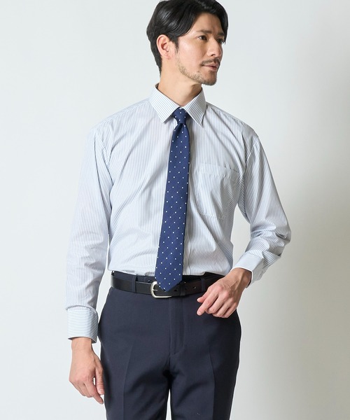 TETE HOMME(テットオム)の「アソート T/Cドレスシャツ / レギュラーカラービジネスシャツ(ビジネスシャツ・メンズ・ホワイト系4/ホワイト系2/ホワイト系5/ホワイト系1/ホワイト系3・X-LARGE/LARGE/MEDIUM)」の15枚目の写真