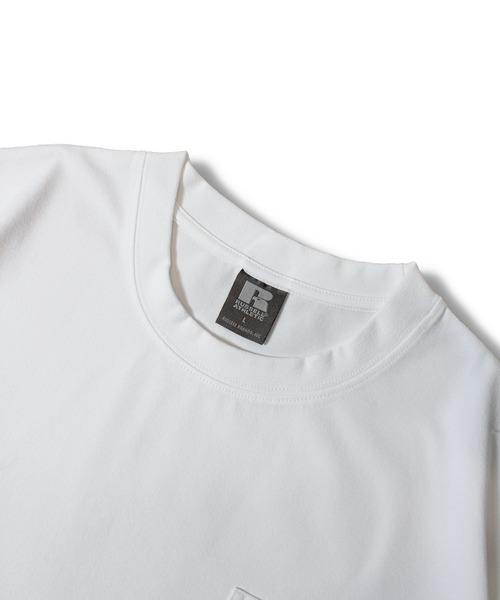 RUSSELL（ラッセル）の「RUSSELL DRY-POWER ﾎﾟｹTEE（Tシャツ/カットソー・メンズ・ブラック/ホワイト・M/L/XL）」の5枚目の写真