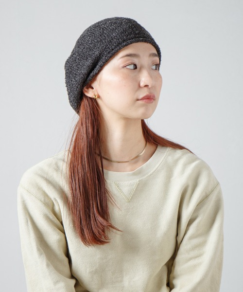 KAPITALニットベレー帽タム 美品レア セール】Curling Yarn Knit Tam Beret / リングヤーンニットタムベレー
