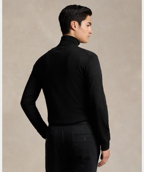 ウォッシャブル ウール タートルネック セーター（ニット/セーター