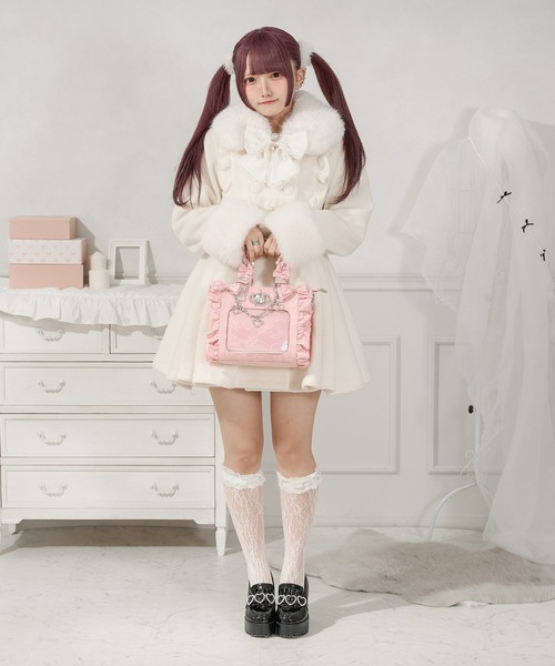 オーロラレースミニ姫痛バ/地雷系 量産型（ショルダーバッグ