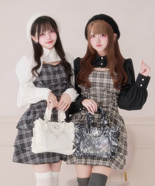 オーロラレースミニ姫痛バ/地雷系 量産型（ショルダーバッグ）｜Pal