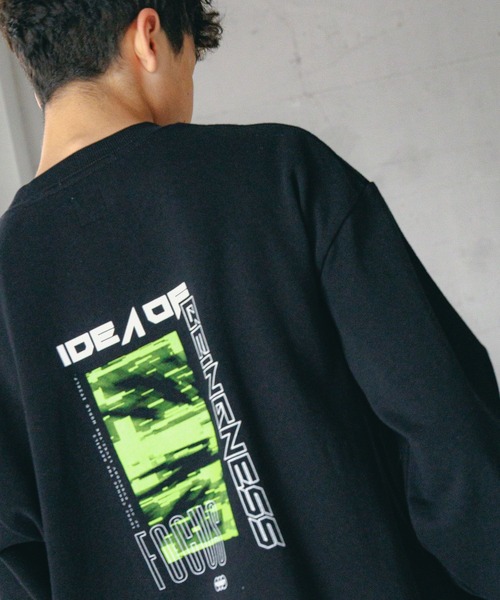 GLOBAL WORK（グローバルワーク）の「USAグラフィックスウェット/AND YUA ANY/115728（スウェット・キッズ・ホワイト系5/ブラック系9/ライトグレー系2/グレー系8/ベージュ系1/ライトグレー系1/杢グレー/ライトグレー系3/ブラック系/グレー/グレー系9・150cm/160cm/170cm）」の3枚目の写真