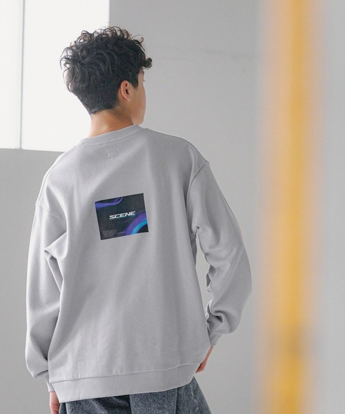 GLOBAL WORK（グローバルワーク）の「USAグラフィックスウェット/AND YUA ANY/115728（スウェット・キッズ・ホワイト系5/ブラック系9/ライトグレー系2/グレー系8/ベージュ系1/ライトグレー系1/杢グレー/ライトグレー系3/ブラック系/グレー/グレー系9・150cm/160cm/170cm）」の8枚目の写真