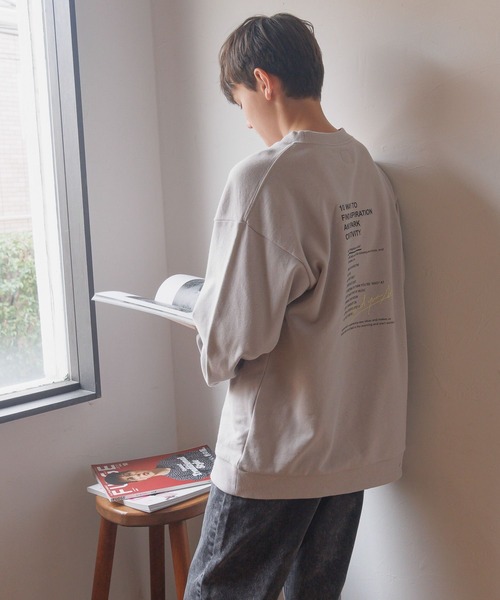 GLOBAL WORK（グローバルワーク）の「USAグラフィックスウェット/AND YUA ANY/115728（スウェット・キッズ・ホワイト系5/ブラック系9/ライトグレー系2/グレー系8/ベージュ系1/ライトグレー系1/杢グレー/ライトグレー系3/ブラック系/グレー/グレー系9・150cm/160cm/170cm）」の11枚目の写真