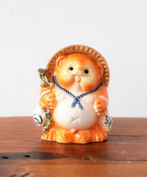 BEAMS JAPAN | 【別注】信楽焼 たぬき 橙 中(インテリア雑貨)