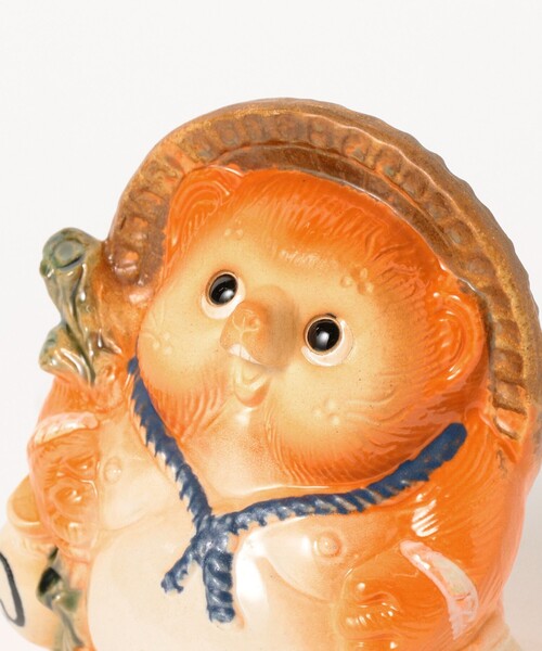 BEAMS JAPAN(ビームス ジャパン)の「【別注】信楽焼 たぬき 橙 中(インテリア雑貨・レディース・オレンジ・ONE SIZE)」の3枚目の写真