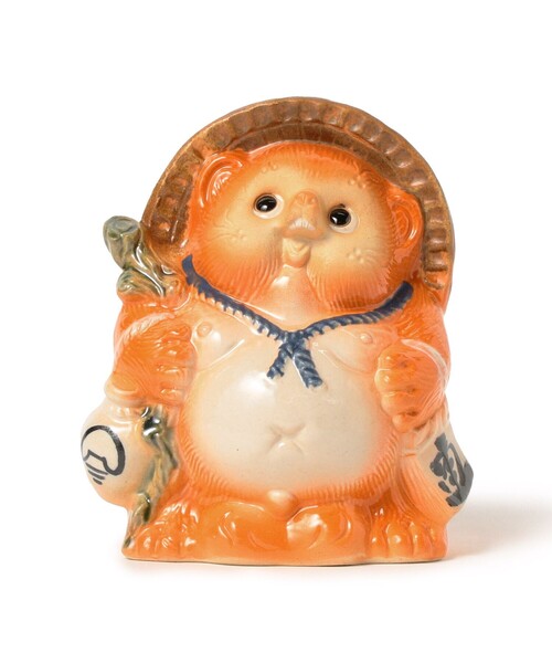 BEAMS JAPAN(ビームス ジャパン)の「【別注】信楽焼 たぬき 橙 中(インテリア雑貨・レディース・オレンジ・ONE SIZE)」の5枚目の写真