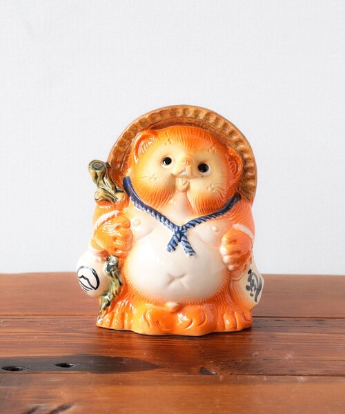 BEAMS JAPAN(ビームス ジャパン)の「【別注】信楽焼 たぬき 橙 中(インテリア雑貨・レディース・オレンジ・ONE SIZE)」の7枚目の写真