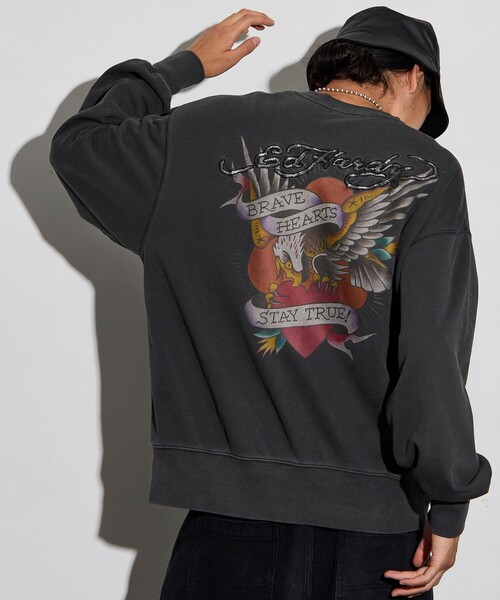 【Ed Hardy】ロゴ プリント スウェットショーツ 関税送料込 Ed Hardy（エドハーディー）の「【Ed Hardy / エドハーディー