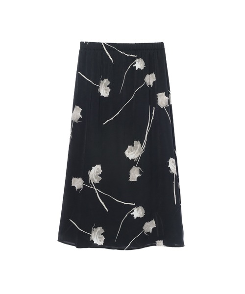 fifth（フィフス）の「モノトーンフラワープリントスカート（スカート・レディース・ブラック/アイボリー・M）」の21枚目の写真