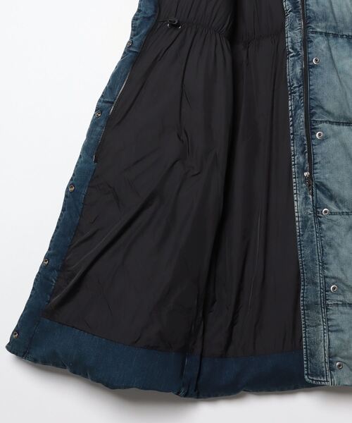 DIESEL（ディーゼル）の「レディース パファーコート ロング丈（その他アウター・レディース・インディゴブルー・36/40/38/42）」の7枚目の写真